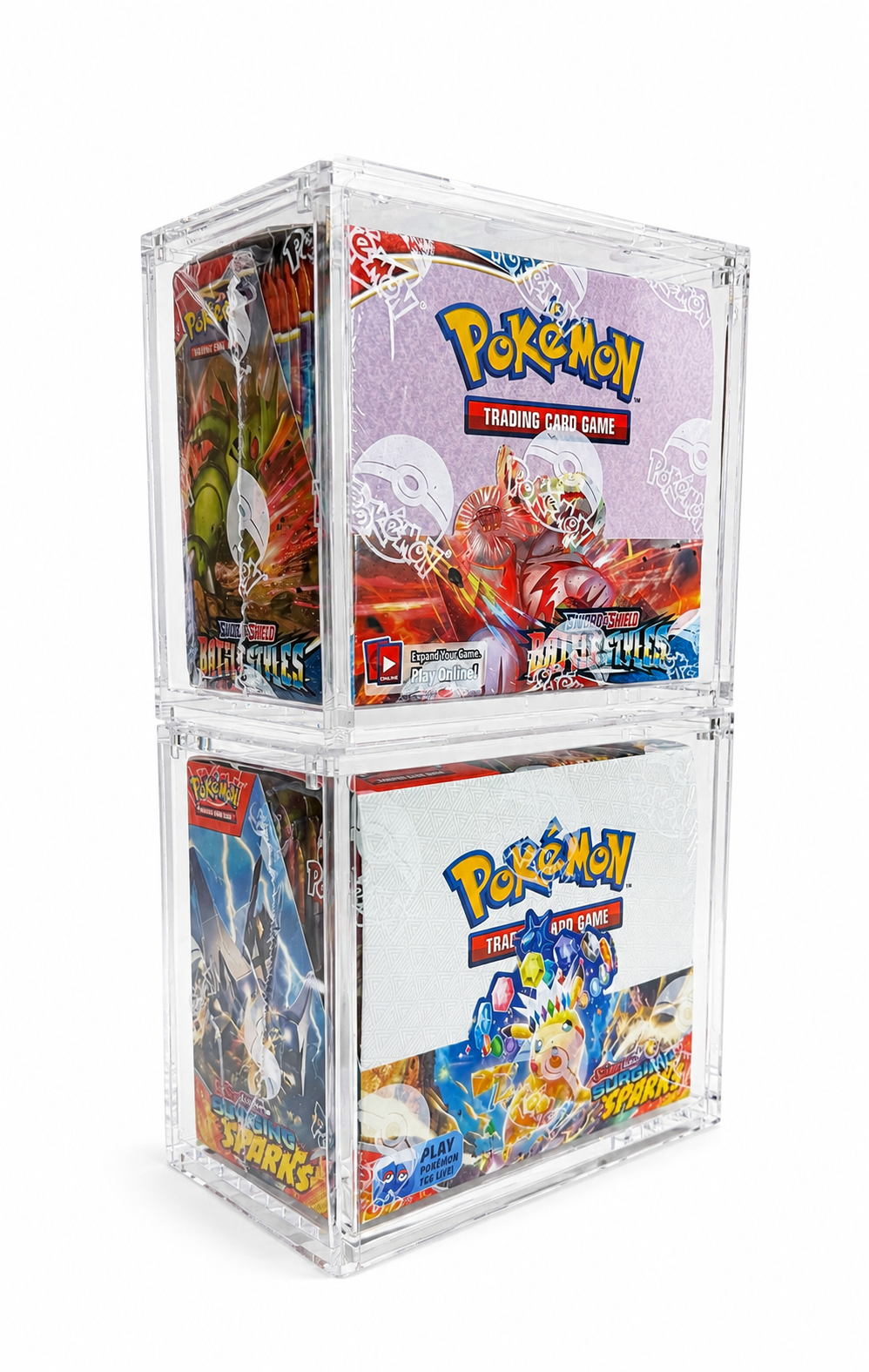 TCG Stackable Booster Box Acrylic Case