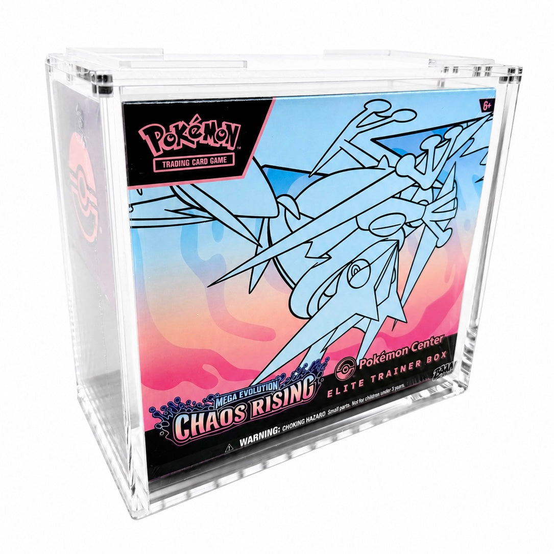 TCG Stackable Elite Trainer Box Acrylic Case