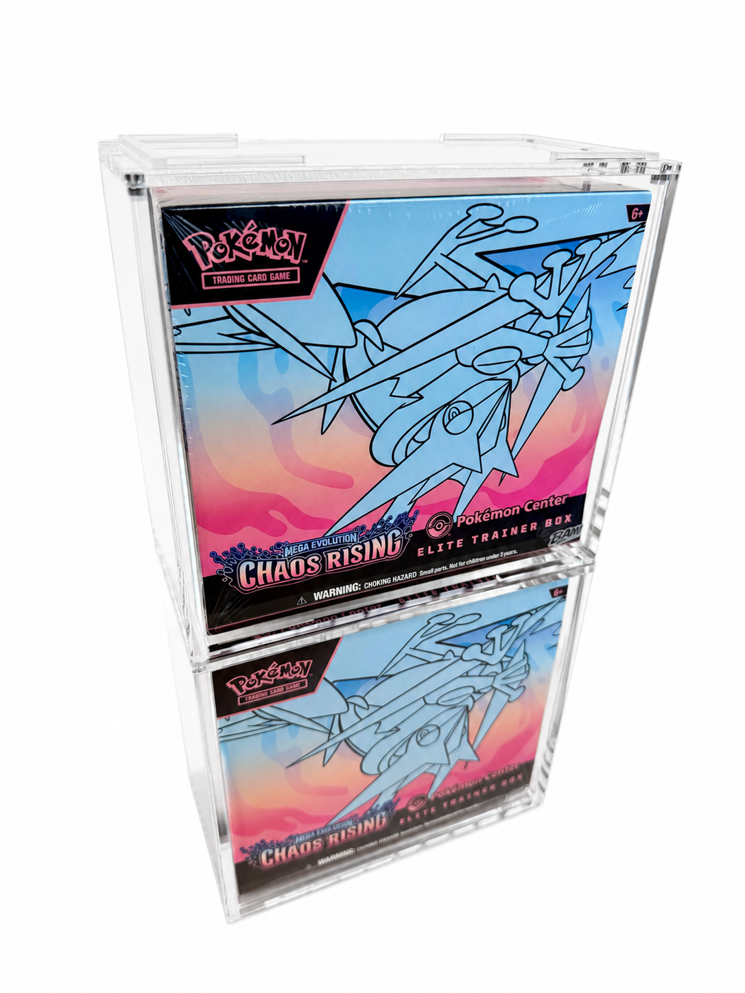 TCG Stackable Elite Trainer Box Acrylic Case
