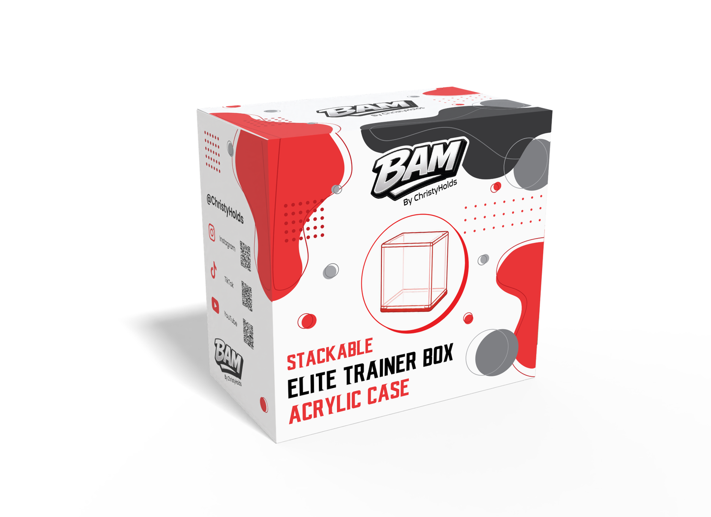 TCG Stackable Elite Trainer Box Acrylic Case